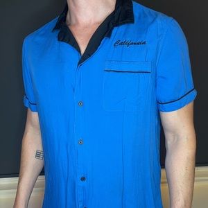 California Bowler Camp Collar Shirt